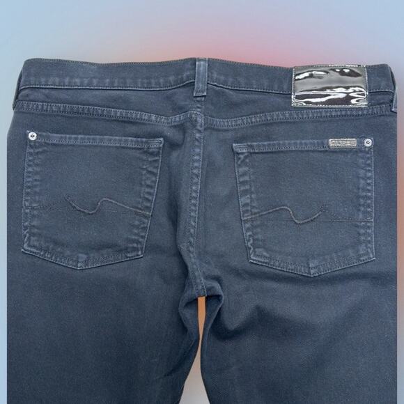 7 FOR ALL MANKIND Women’s 32 Black Bootcut Jeans - Picture 3 of 4